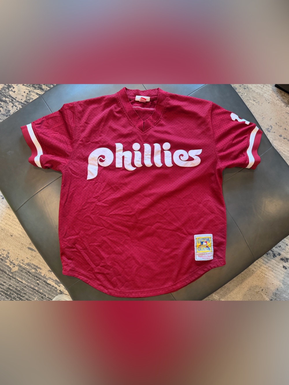 Mitchell & Ness John Kruk 1991 Batting Practice Jersey
